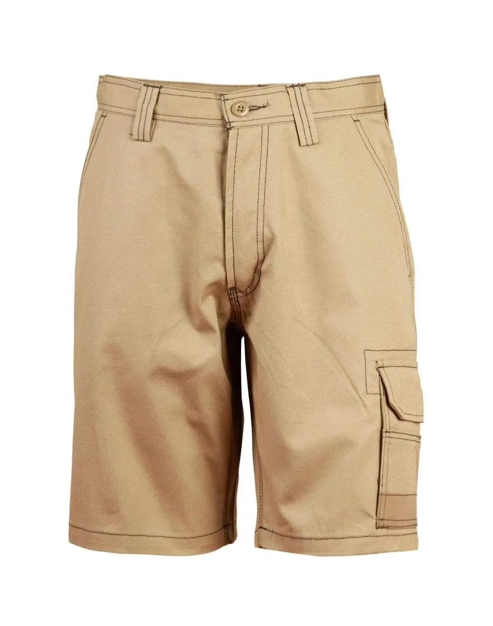 Cordura Semi-fitted Cordura Work Shorts WP21 Work Wear Australian Industrial Wear 72R Khaki