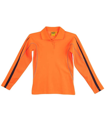 Hi-vis Legend Long Sleeve Polo Ladies SW34A Metro Workwear.