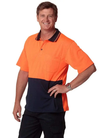 High Visibility Cooldry Short Sleeve Polo SW01CD Metro Workwear.