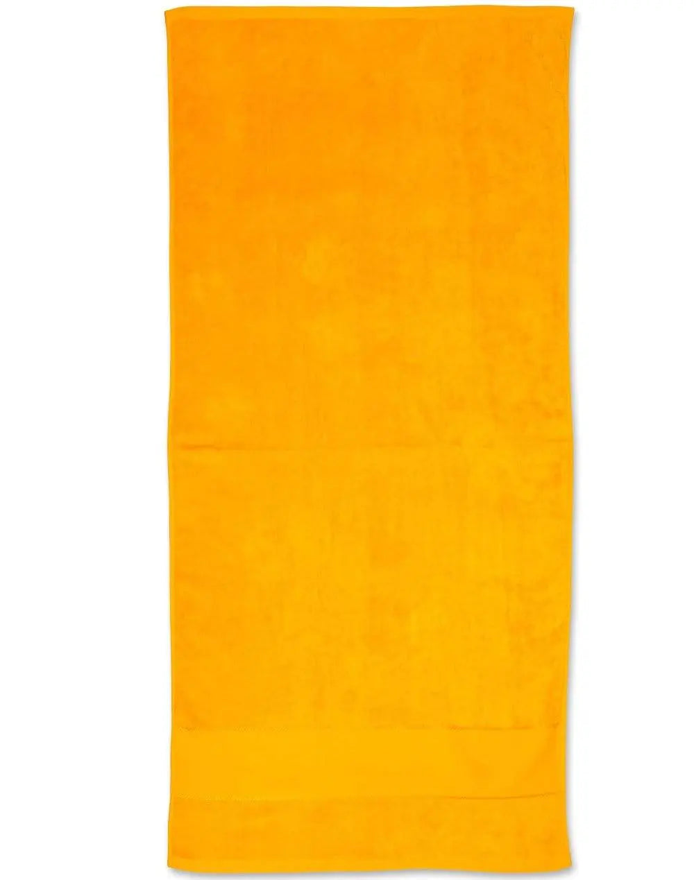 Terry Velour Beach Towel TW04A Work Wear Australian Industrial Wear 75cm x 150cm Gold