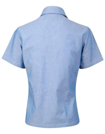 BENCHMARK Ladies Chambray Short Sleeve BS05 Metro Workwear.