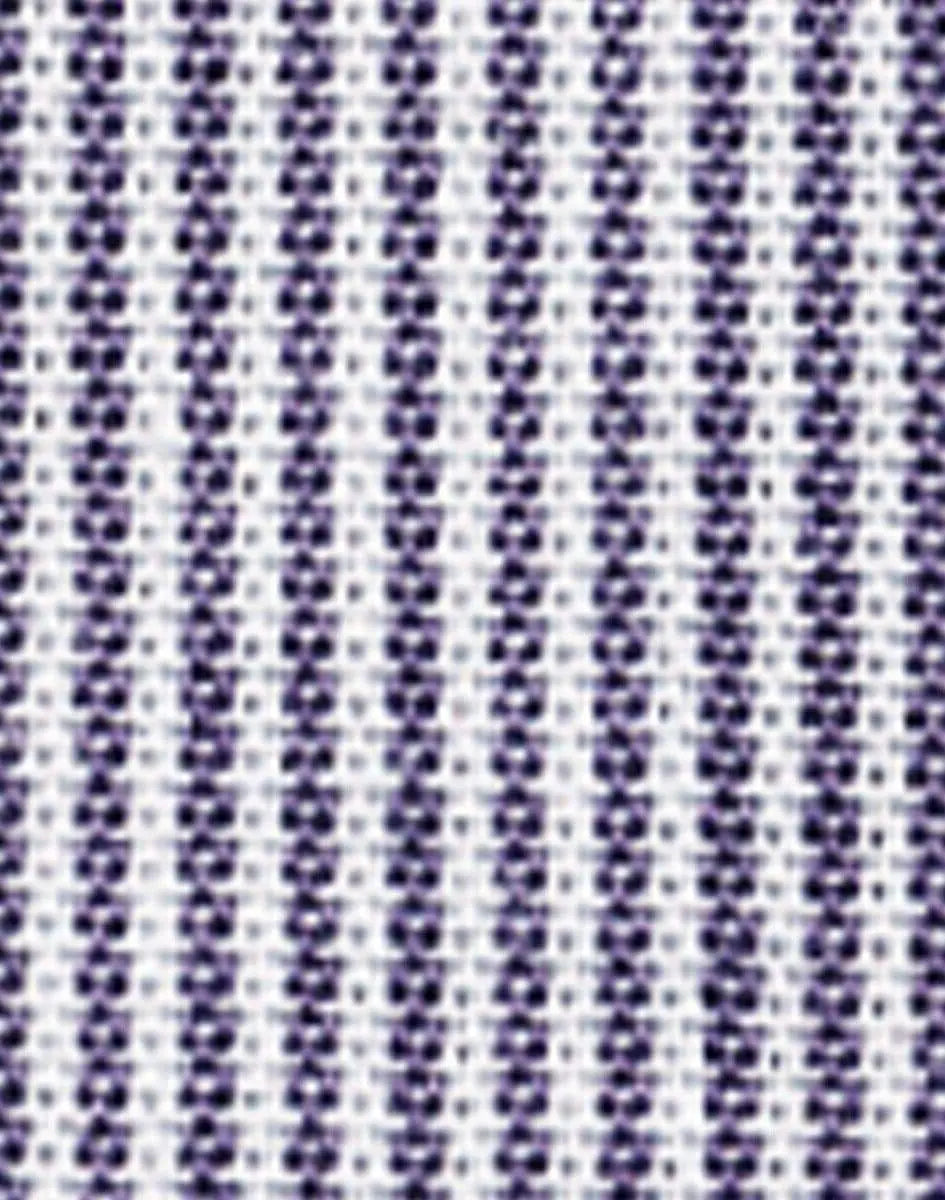 BENCHMARK Men's Fine Stripe Long Sleeve Shirt M7212 Corporate Wear Benchmark Silver Grey 38