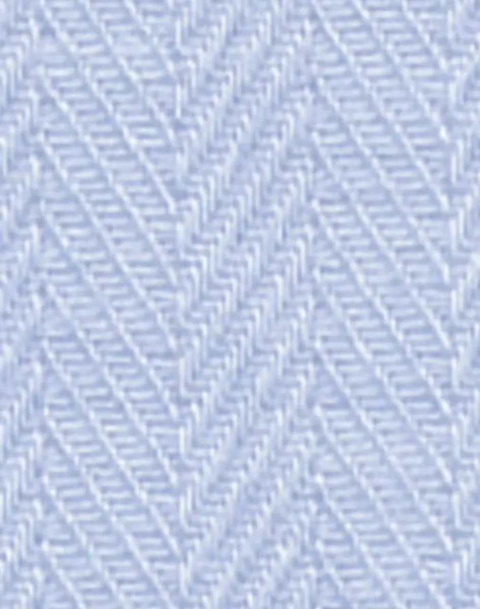 BENCHMARK Men's Mini Herringbone Long Sleeve Shirt M7112 Corporate Wear Benchmark Pale Blue 38