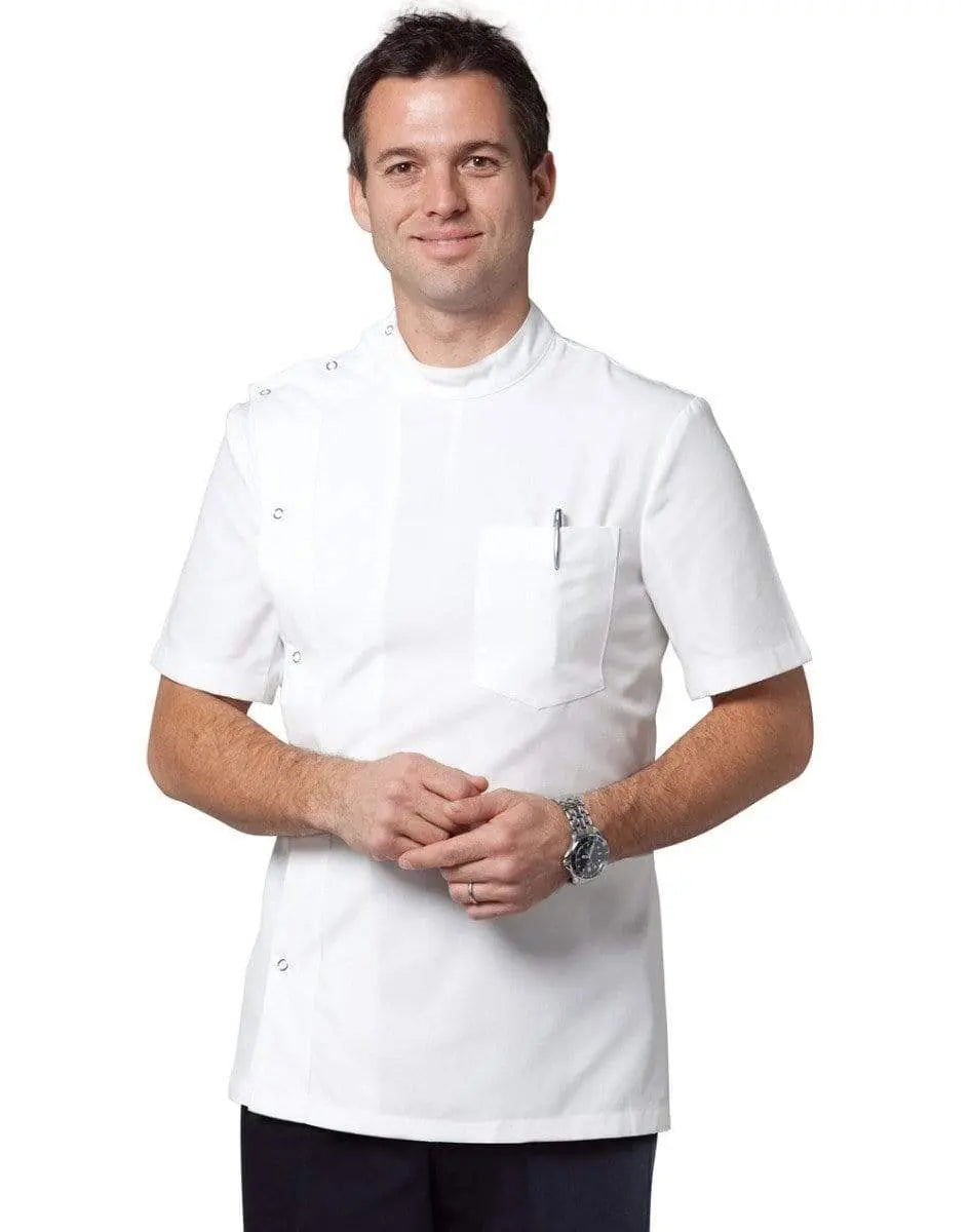 BENCHMARK Men's Stud Front Short Sleeve Jacket M7636 Metro Workwear.