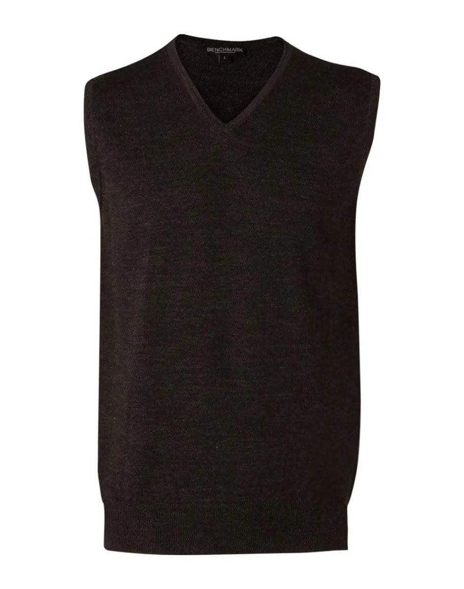 BENCHMARK Men's V-Neck Vest M9501 Corporate Wear Benchmark Charcoal XL