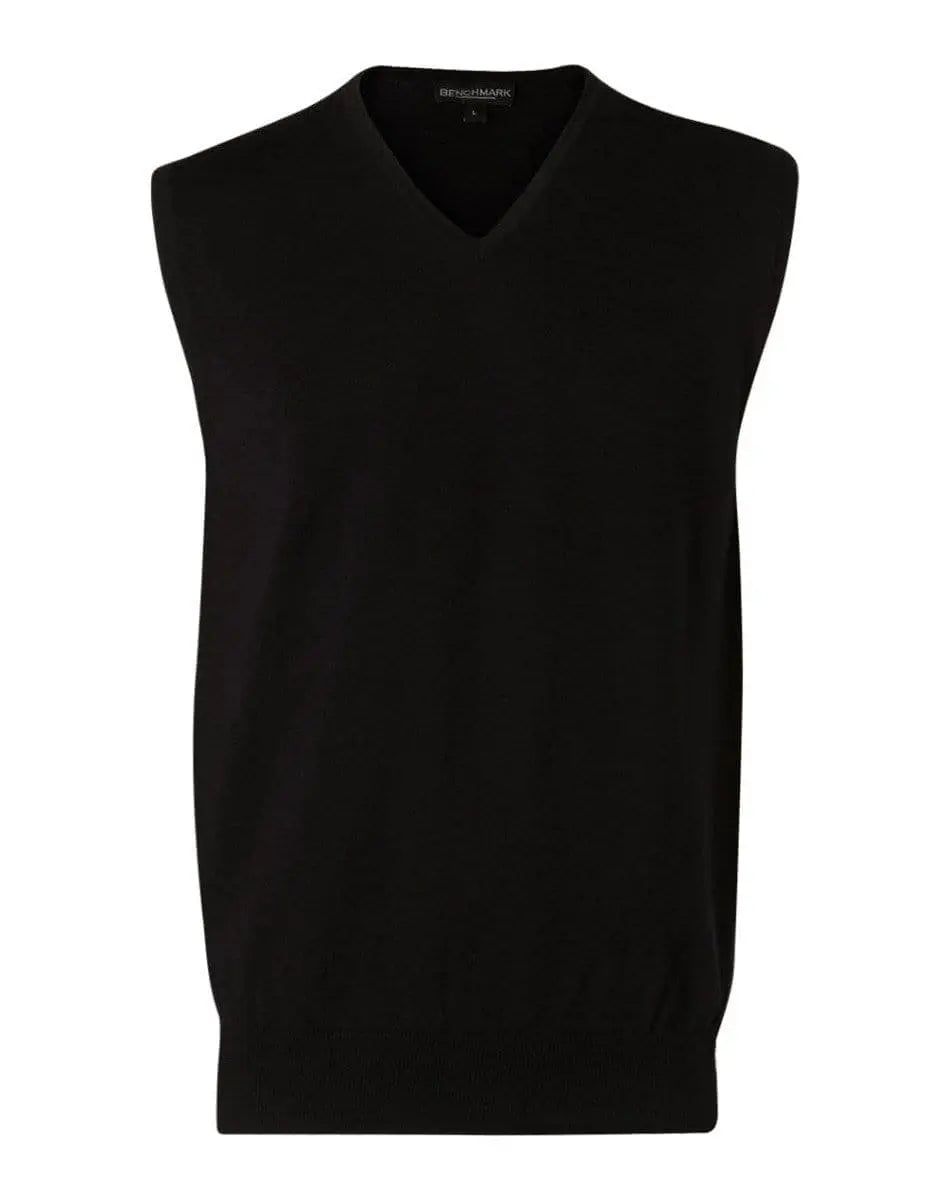 BENCHMARK Men's V-Neck Vest M9501 Corporate Wear Benchmark Navy XL