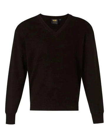BENCHMARK V Neck Wool/Acrylic Knit Jumper WJ01 Metro Workwear.
