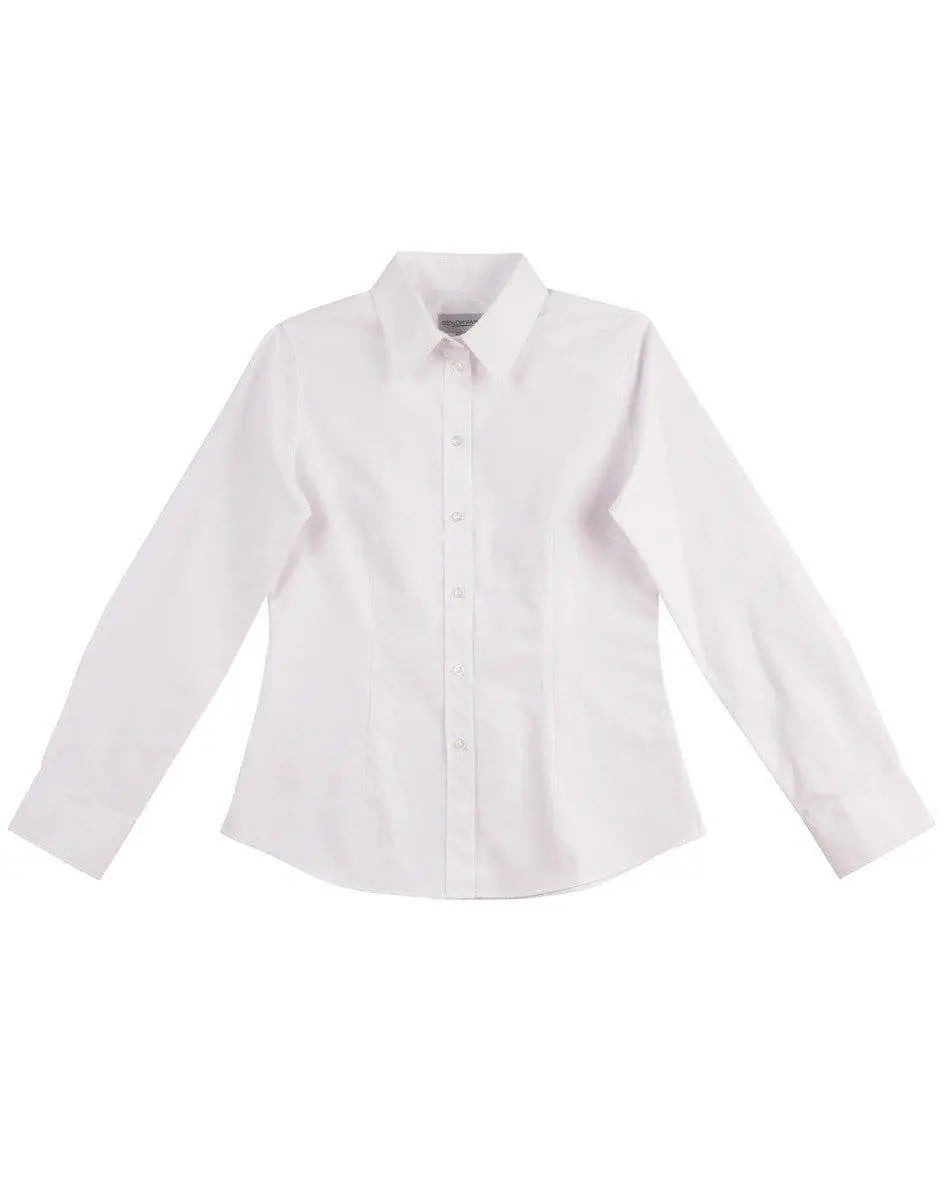BENCHMARK Women's CVC Oxford Long Sleeve Shirt M8040 Metro Workwear.