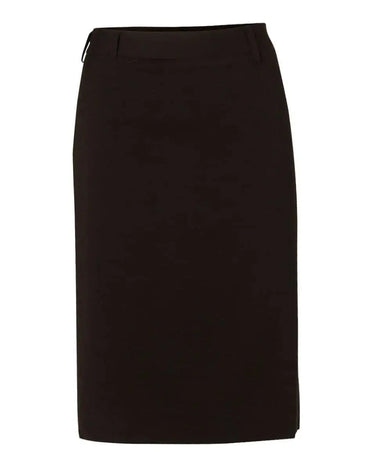 BENCHMARK Women's Poly/Viscose Stretch Mid Length Lined Pencil Skirt M9471 Metro Workwear.