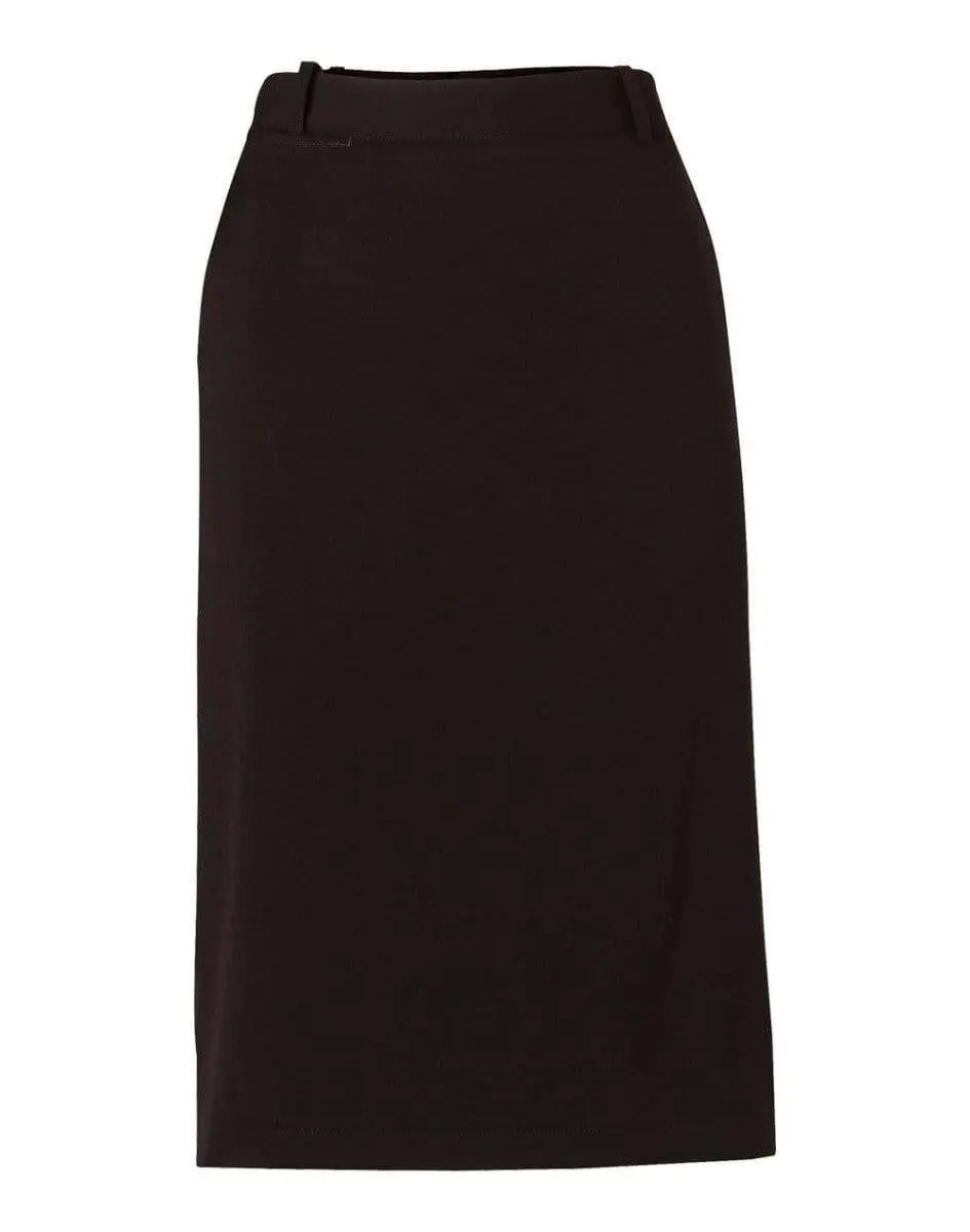 BENCHMARK Women's Poly/Viscose Stretch Twill Flexi Waist A-line Utility Lined Skirt M9478 Corporate Wear Benchmark Navy 6