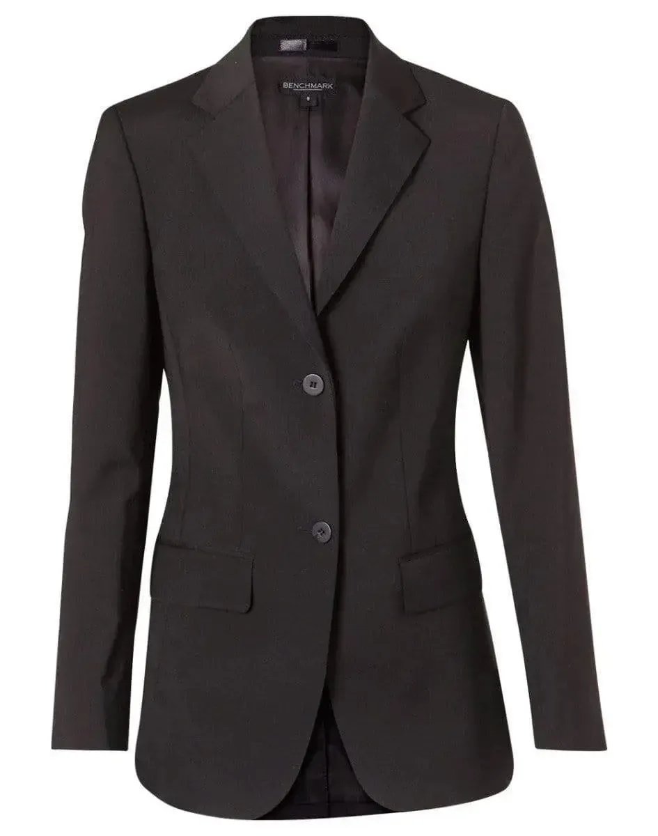 BENCHMARK Women's Wool Blend Stretch Mid Length Jacket M9200 Metro Workwear.