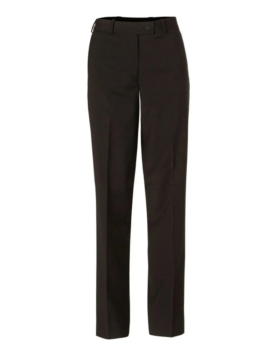 BENCHMARK Women's Wool Blend Stretch Slim Leg Flexi Waist Pants M9400 Corporate Wear Benchmark Charcoal 6