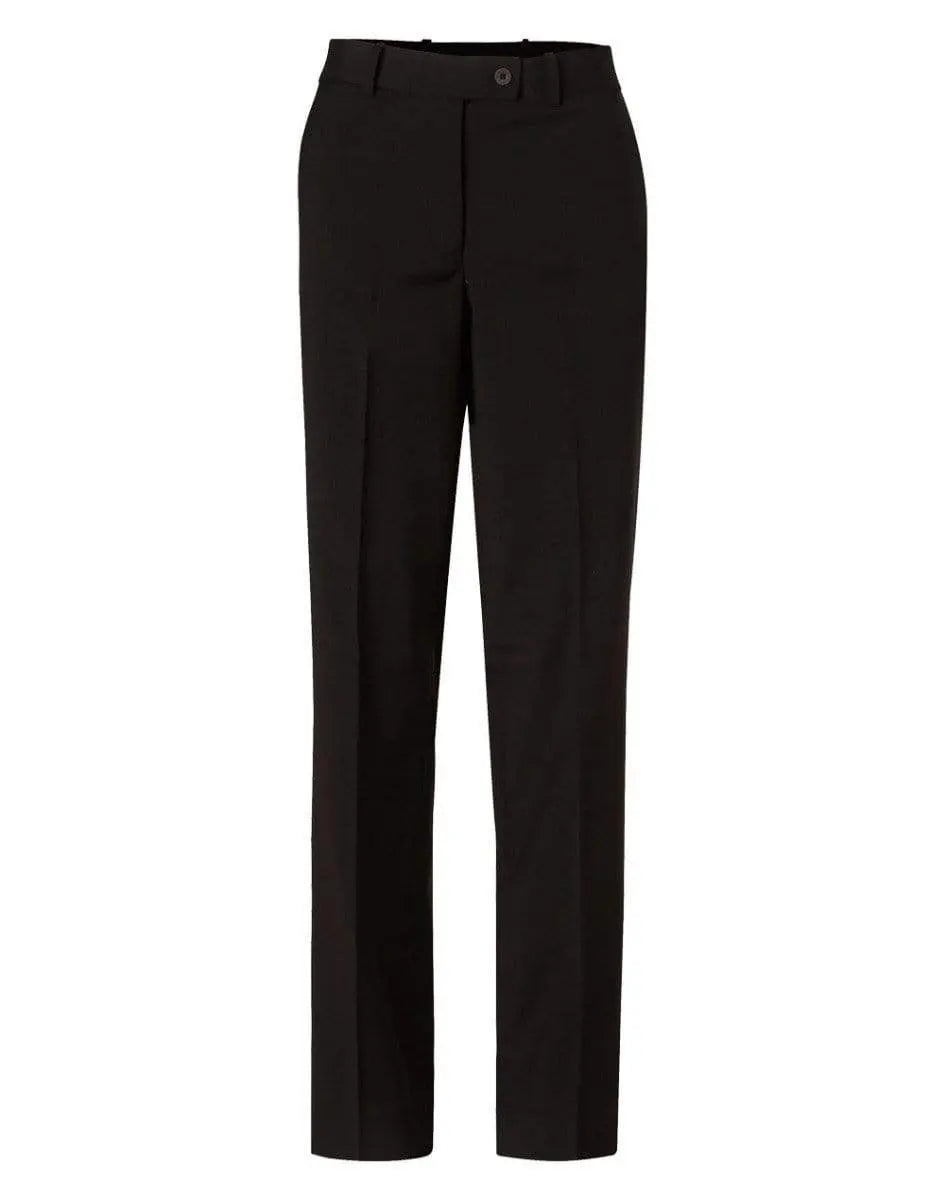 BENCHMARK Women's Wool Blend Stretch Slim Leg Flexi Waist Pants M9400 Metro Workwear.