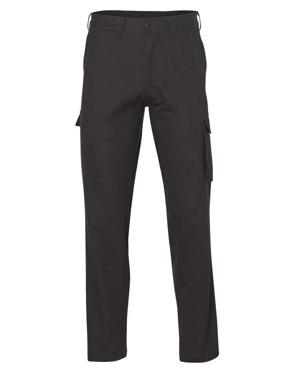 MEN'S HEAVY COTTON PRE-SHRUNK DRILL PANTS Stout Size WP08 Work Wear Benchmark Black 87S