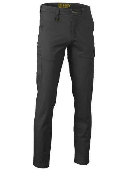 Bisley Stretch Cotton Drill Cargo Pants BPC6008 Work Wear Bisley Workwear Black 74 L