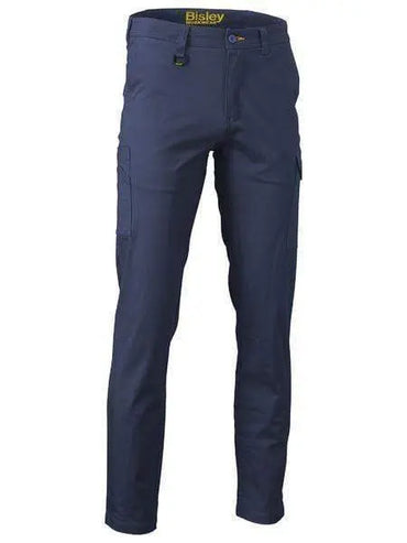 Bisley Stretch Cotton Drill Cargo Pants BPC6008 Work Wear Bisley Workwear Navy 74 L