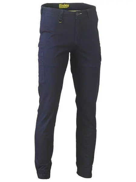 Bisley Workwear Work Wear Navy / 77 R Bisley STRETCH COTTON DRILL CARGO CUFFED PANTS BPC6028