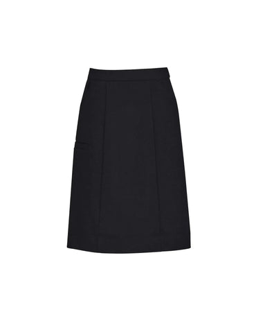 Biz Care Womens Comfort Waist Cargo Doctor Nurse Skirt CL956LS in Black