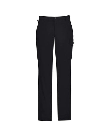 Biz Care Mens Comfort Waist Cargo Pant CL959ML in Black