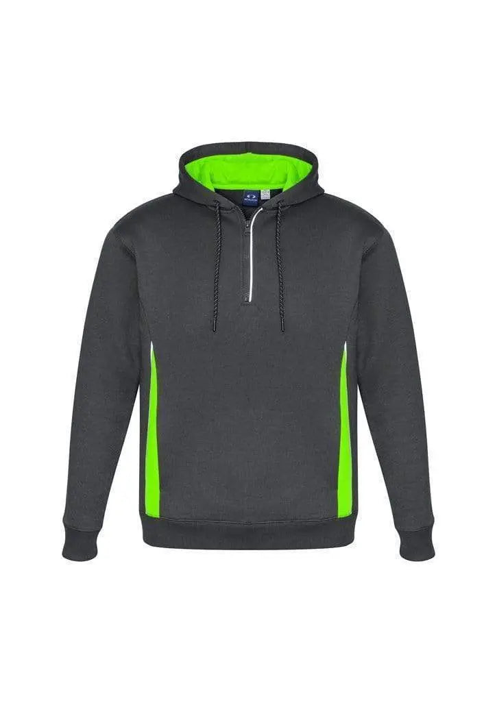 Biz Collection Active Wear Grey/Fluoro Lime/Silver / XS Biz Collection Adult’s Renegade Hoodie SW710M