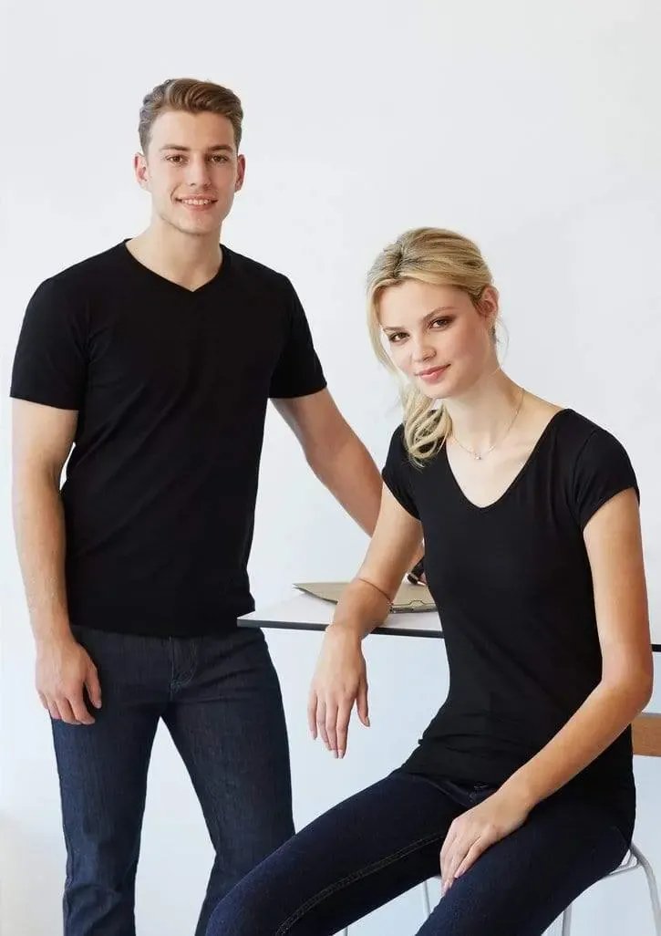 Biz Collection Men’s Viva Tee T403M in Black