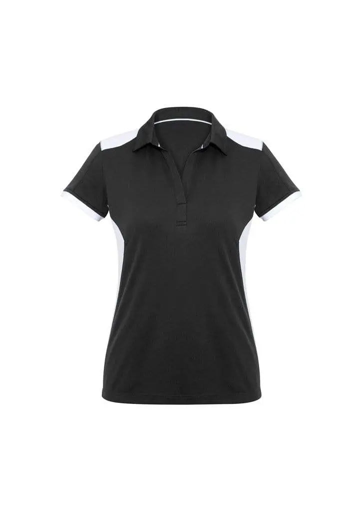 Biz Collection Casual Wear 6 / Black/White Biz Collection Rival Ladies Polo P705LS