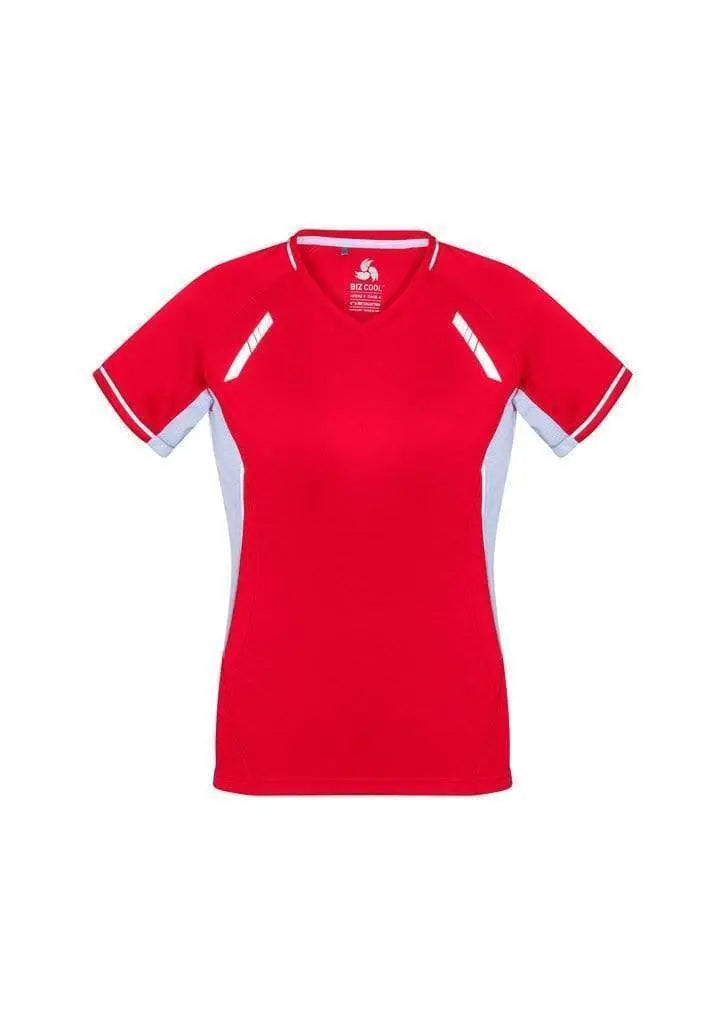 Biz Collection Casual Wear Red/White/Silver / 6 Biz Collection Women’s Renegade Tee T701LS