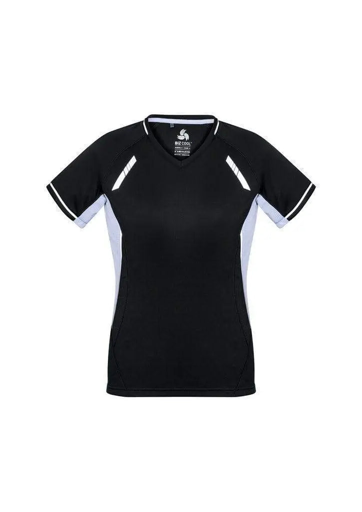 Biz Collection Casual Wear Black/White/Silver / 6 Biz Collection Women’s Renegade Tee T701LS
