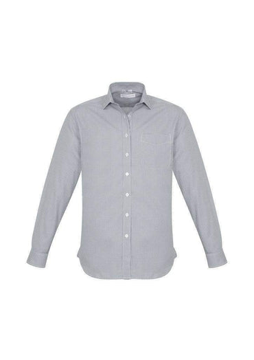 Biz Collection Corporate Wear Silver / S Biz Collection Men’s Ellison Long Sleeve Shirt S716ml