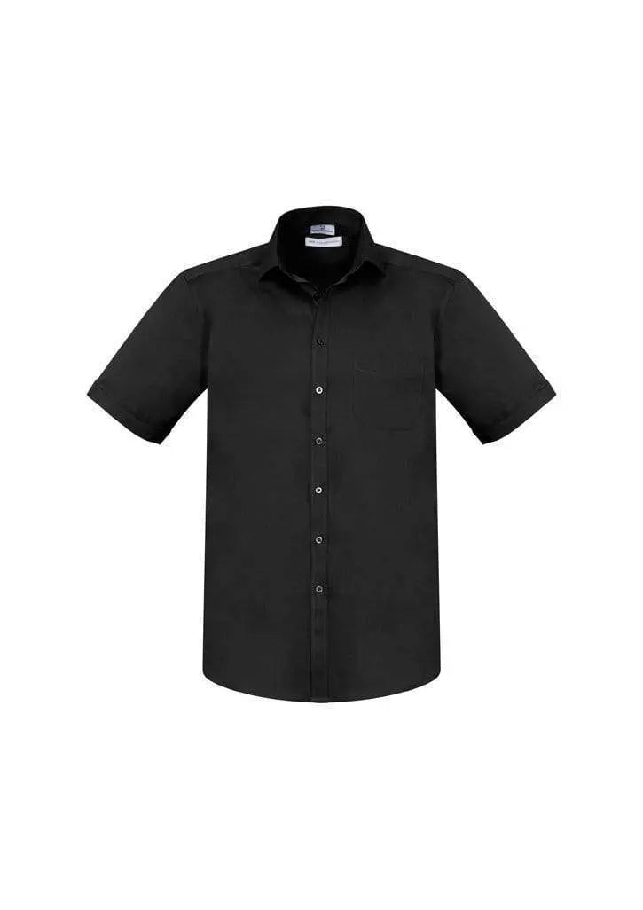 Biz Collection Corporate Wear Black / XS Biz Collection Men’s Monaco Short Sleeve Shirt S770ms