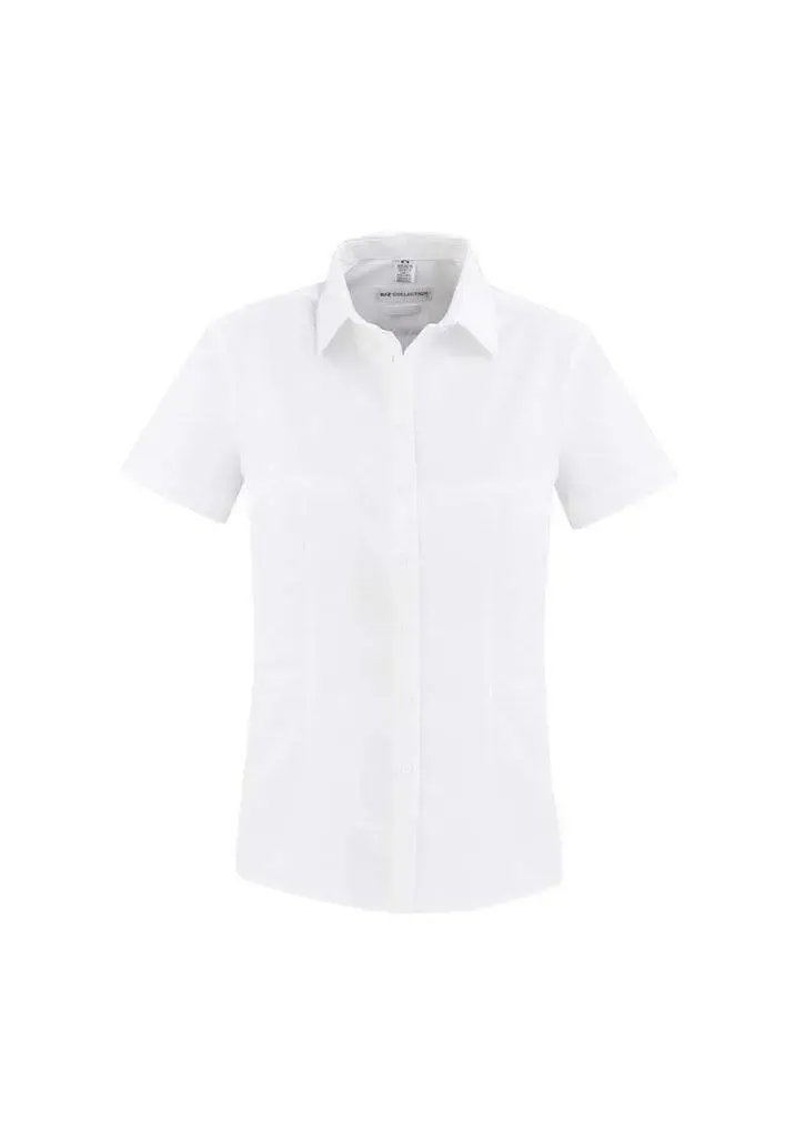 Biz Collection Corporate Wear White / 6 Biz Collection Regent Ladies S/S Shirt S912LS