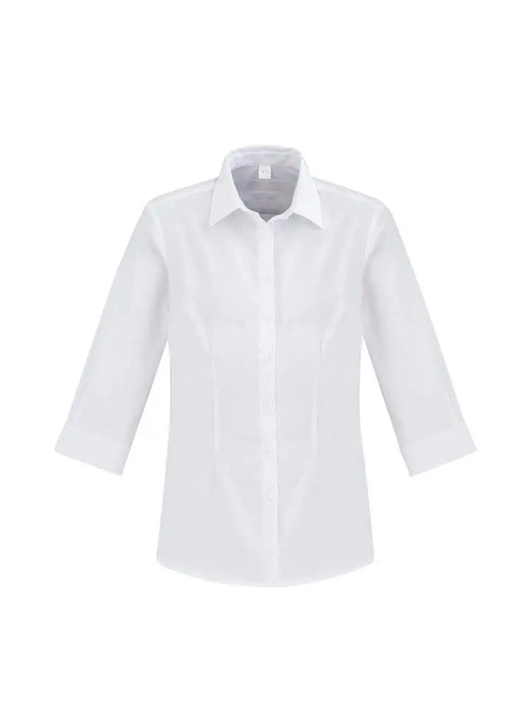 Biz Collection Corporate Wear White / 6 Biz Collection Regent Ladies ¾/S  S912LT