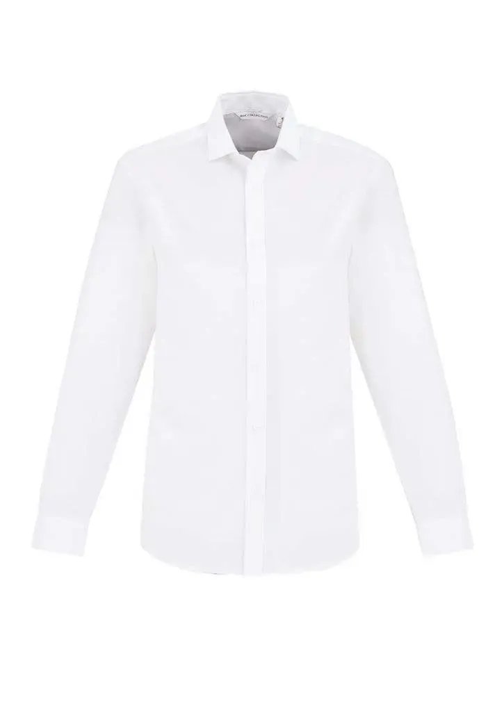 Biz Collection Corporate Wear White / XS Biz Collection Regent Mens L/S Shirt S912ML