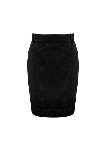 Biz Collection Corporate Wear Black / 4 Biz Collection Women’s Detroit Flexi-band Skirt Bs612s