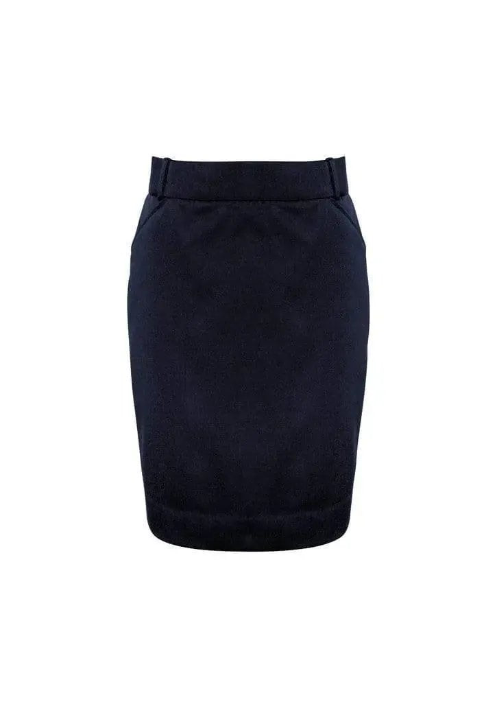 Biz Collection Corporate Wear Navy / 4 Biz Collection Women’s Detroit Flexi-band Skirt Bs612s