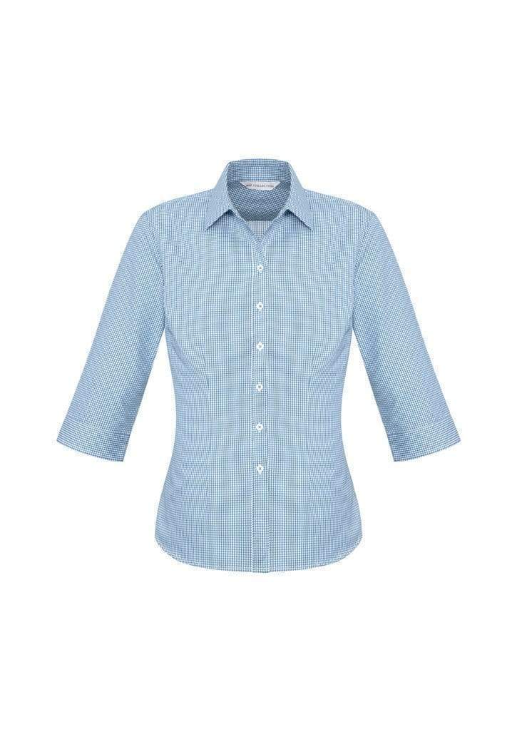 Biz Collection Corporate Wear Blue / 6 Biz Collection Women’s Ellison 3/4 Sleeve Shirt S716lt