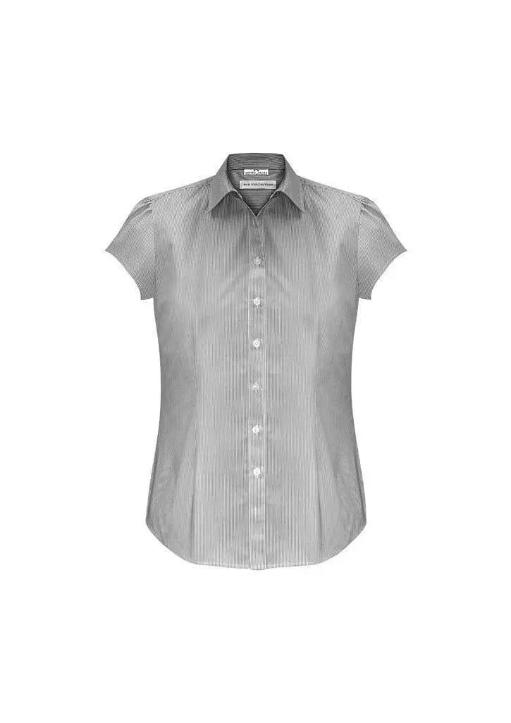 Biz Collection Corporate Wear Black / 6 Biz Collection Women’s Euro Short Sleeve Shirt S812ls