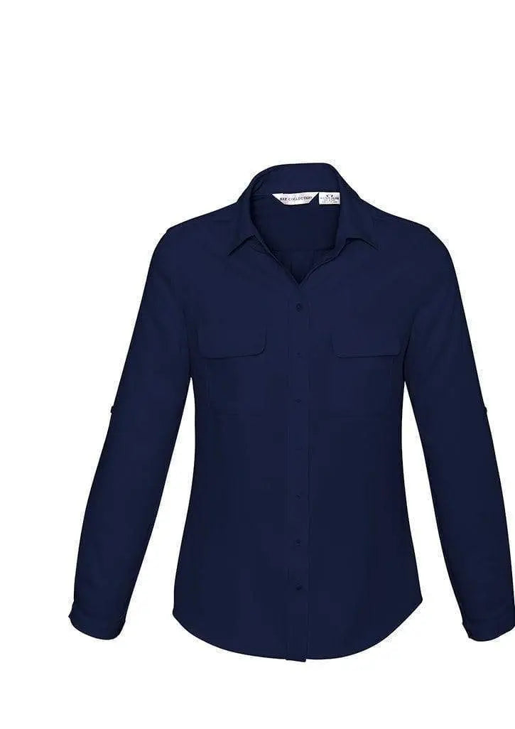 Biz Collection Women’s Madison Long Sleeve S626ll Corporate Wear Biz Collection Midnight Blue 6