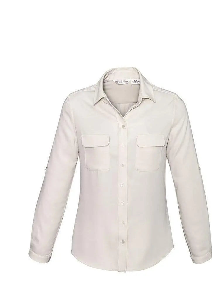 Biz Collection Women’s Madison Long Sleeve S626ll Corporate Wear Biz Collection Ivory 6