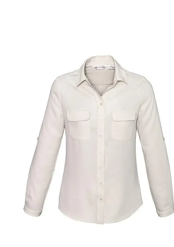 Biz Collection Women’s Madison Long Sleeve S626ll Corporate Wear Biz Collection Ivory 6