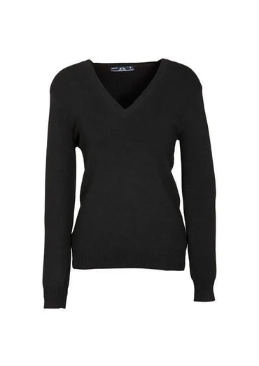 Biz Collection Corporate Wear Black / S Biz Collection Women’s V-neck Pullover Lp3506
