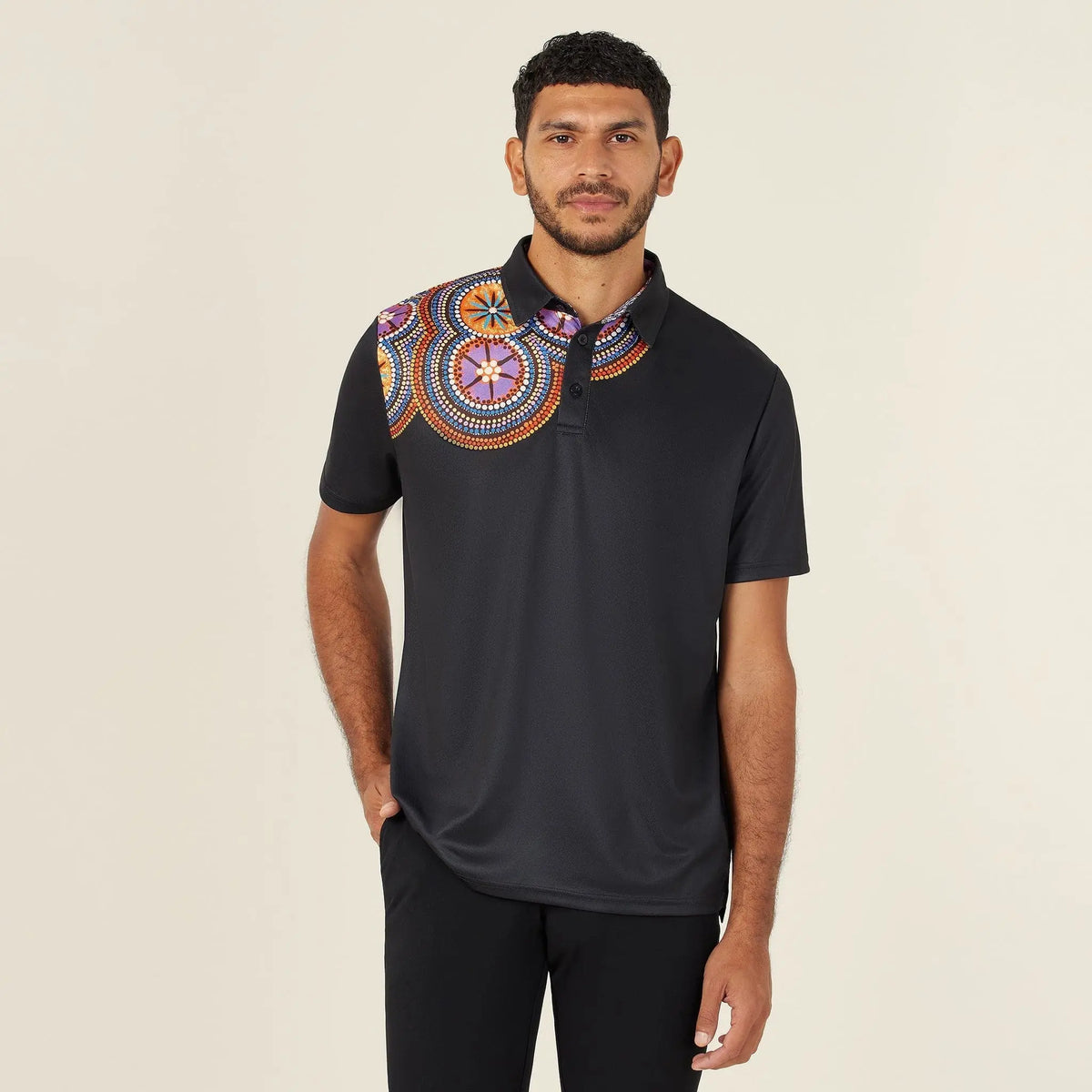 NNT Bush Tucker Men's Indigenous Corporate Polo Shirt CATJJS NNT