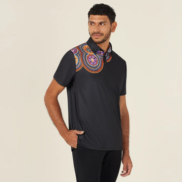 NNT Bush Tucker Men's Indigenous Corporate Polo Shirt CATJJS NNT