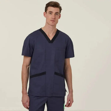 NNT Next-Gen Antibacterial Koller Scrub Top CATRFU in Charcoal