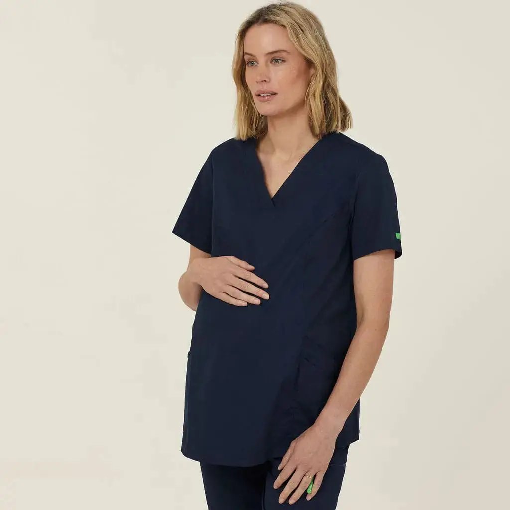 Next-gen Antibacterial Maternity Scrub Top CATULJ-MDN - Simply Scrubs Australia