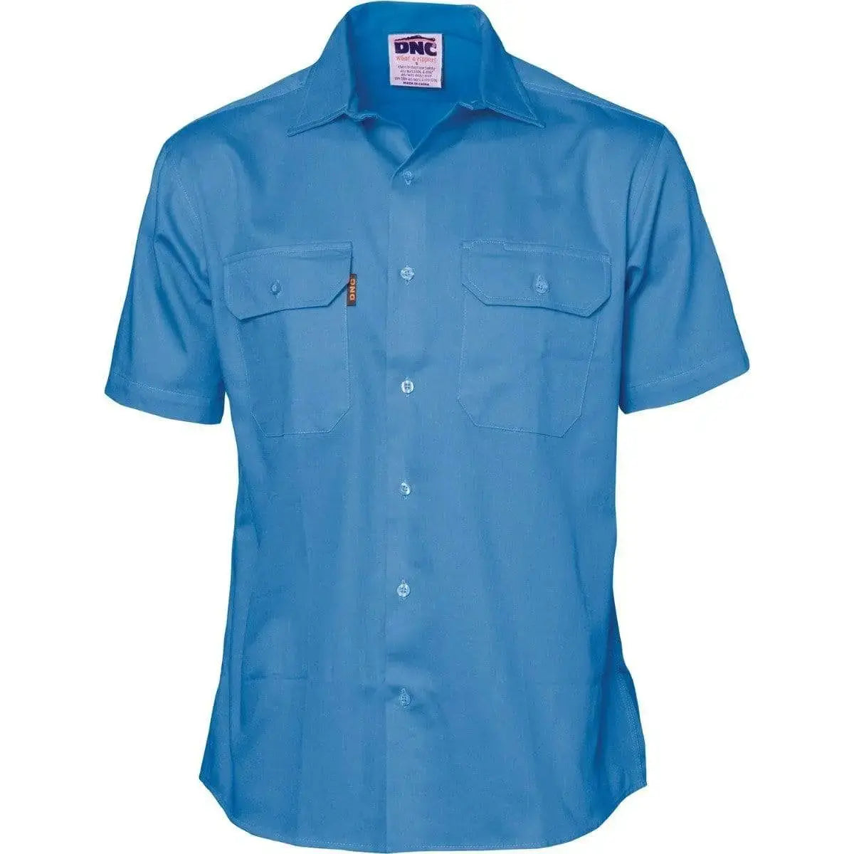 Dnc Workwear Cotton Drill Short Sleeve Work Shirt - 3201 Metro Workwear.