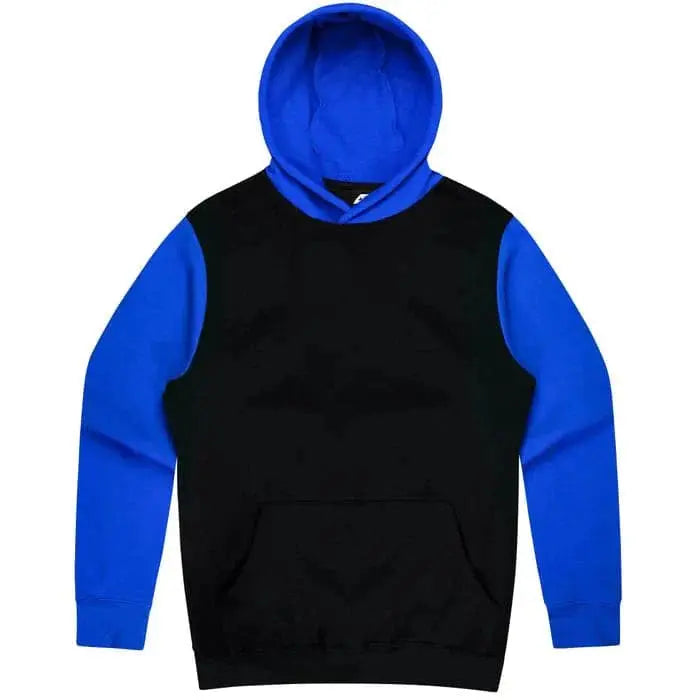 Aussie Pacific Monash Kids Hoodie 3530 Aussie Pacific BLACK/ELECTRIC ROYAL 4