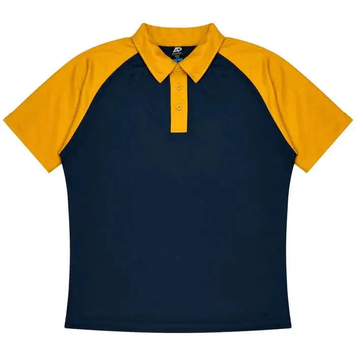 Aussie Pacific Manly Mens Polo 1318 Aussie Pacific NAVY/GOLD S