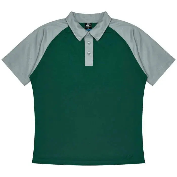 Aussie Pacific Manly Kids Polo Shirt 3318 Aussie Pacific BOTTLE/SILVER 4