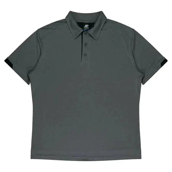 Aussie Pacific Morris Men's Polo Shirt 1317 Aussie Pacific SLATE/BLACK S
